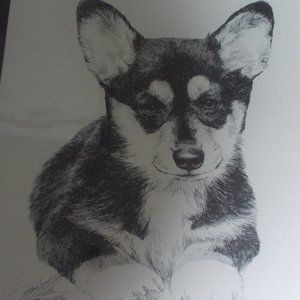 Vintage art 1991, 7/250 signed matted & framed approximately18.5"x15.5"